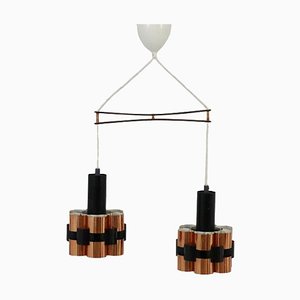 Hanging Lamp in Copper by Werner Schou for Coronell-FYZ-1322713