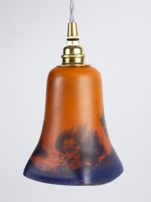 Hanging Lamp in Glass Paste, 1900s-WFS-744996