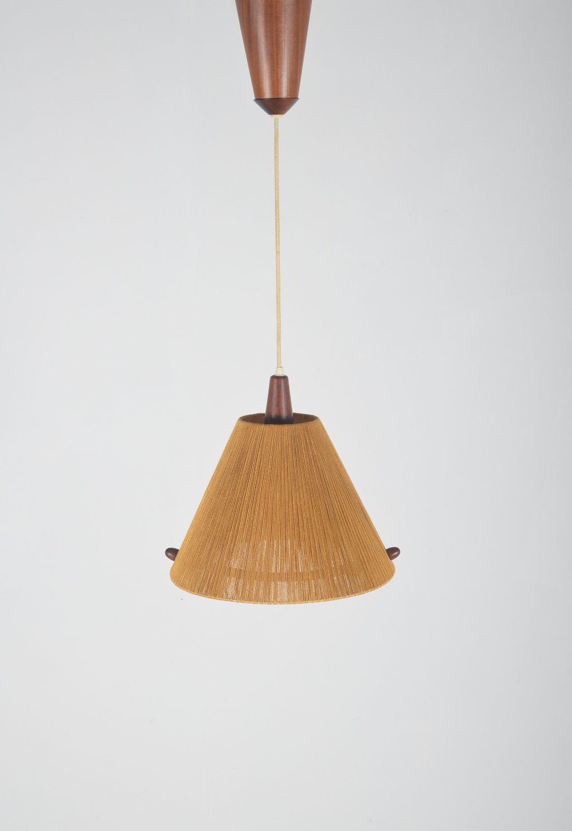 Hanging Lamp Model 324 attributed to Temde Leuchten, 1960s