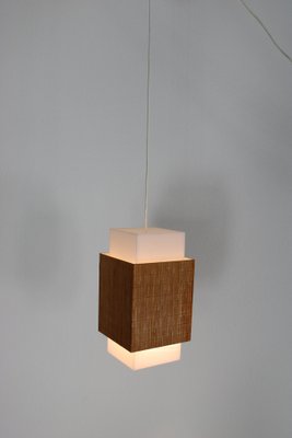 Hanging Lamps in Acrylic and Bamboo, 1960s-AA-1781245