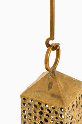 Hanging Lantern in Brass attributed to Pierre Forsell, 1950s-SC-2022139