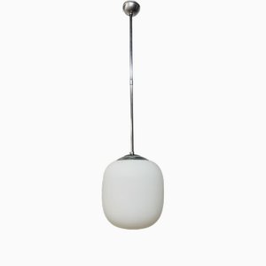 Hanging Light in Opaline Glass, 1940s-NUO-2035854