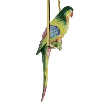 Hanging Parrot Figurine in Ceramic-FYZ-1322485