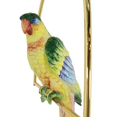 Hanging Parrot Figurine in Ceramic-FYZ-1322485