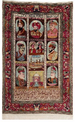 Hanging Rug with Kings Portraits, 1960s-UZN-1398172