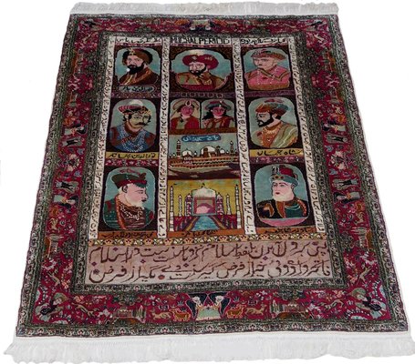 Hanging Rug with Kings Portraits, 1960s-UZN-1398172