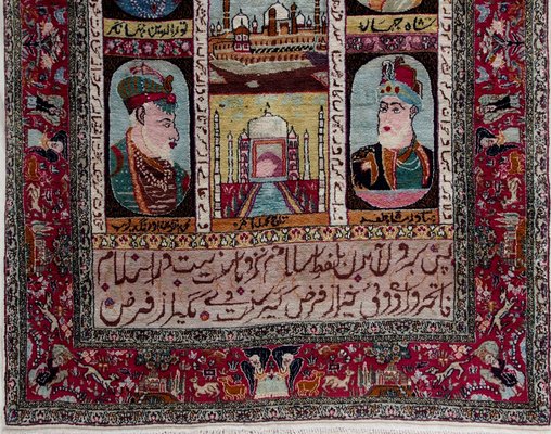 Hanging Rug with Kings Portraits, 1960s-UZN-1398172