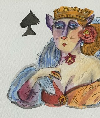 Hanna Bakula, Lady of Spades, 2007-XHG-930286