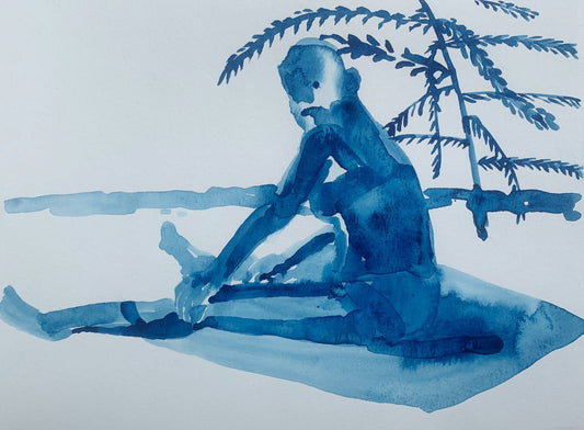 Hanna Ilczyszyn, Hot, Watercolour, 2022