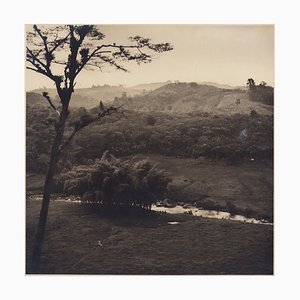 Hanna Seidel, Colombian Landscape with Forest, Black and White Photograph, 1960s-DYV-1446668