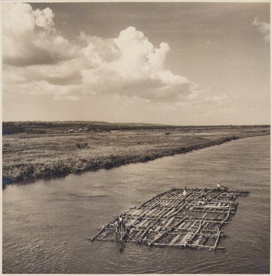 Hanna Seidel, Colombian River Canal, Black and White Photograph, 1960s-DYV-1446673