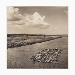 Hanna Seidel, Colombian River Canal, Black and White Photograph, 1960s-DYV-1446673