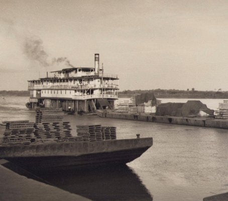 Hanna Seidel, Colombian Ships, Black and White Photograph, 1960s-DYV-1446664