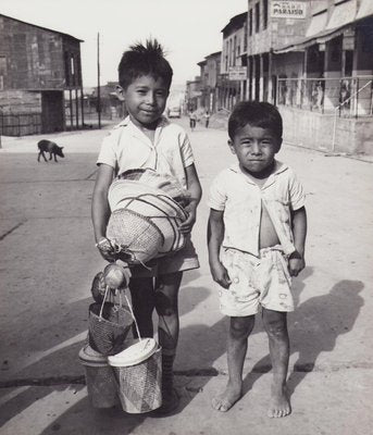 Hanna Seidel, Ecuadorian Boys, Montecristi, 1960s, Black and White Photograph-DYV-1389054