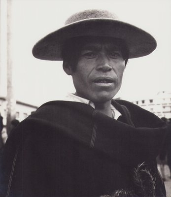 Hanna Seidel, Ecuadorian Indigenous Person, Black and White Photograph, 1960s-DYV-1397875