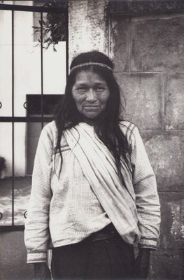 Hanna Seidel, Ecuadorian Indigenous Woman, 1960s, Black and White Photograph-DYV-1389058