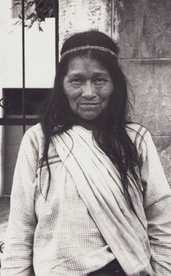 Hanna Seidel, Ecuadorian Indigenous Woman, 1960s, Black and White Photograph-DYV-1389058