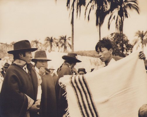 Hanna Seidel, Ecuadorian Market, Black and White Photograph, 1960s-DYV-1397871