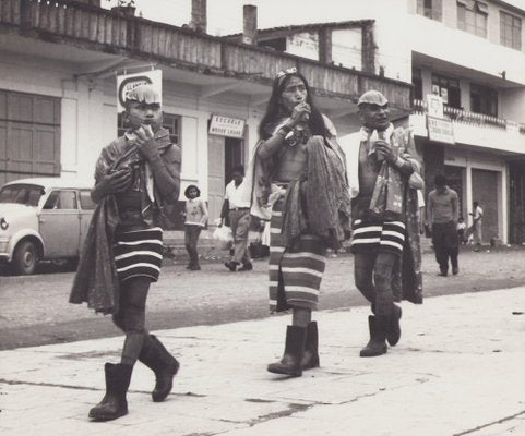 Hanna Seidel, Ecuadorian Musicians, Black and White Photograph, 1960s-DYV-1398697