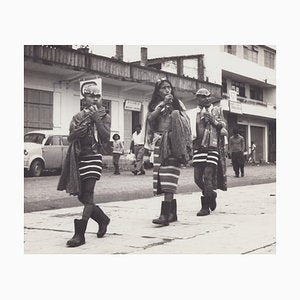 Hanna Seidel, Ecuadorian Musicians, Black and White Photograph, 1960s-DYV-1398697