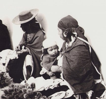 Hanna Seidel, Ecuadorian Seller, 1960s, Black and White Photograph-DYV-1389057