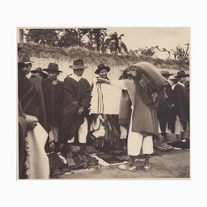 Hanna Seidel, Ecuadorian Seller, Black and White Photograph, 1960s-DYV-1397874