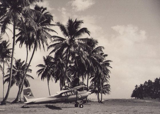 Hanna Seidel, Panaman Airplane, Black and White Photograph, 1960s-DYV-1382417