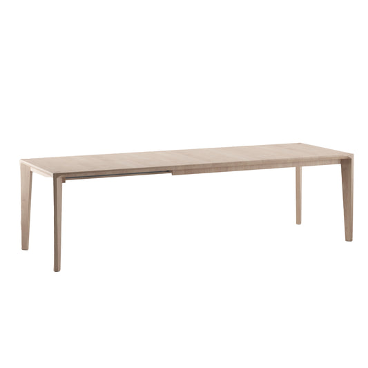 HANNY EXTENSION - Extending solid wood dining table