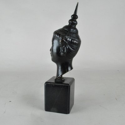 Hanoi School, Female Head, Bronze, 20th-Century-SYQ-960606