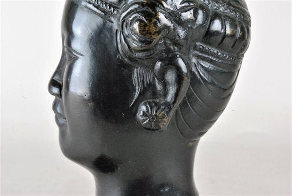 Hanoi School, Female Head, Bronze, 20th-Century-SYQ-960606