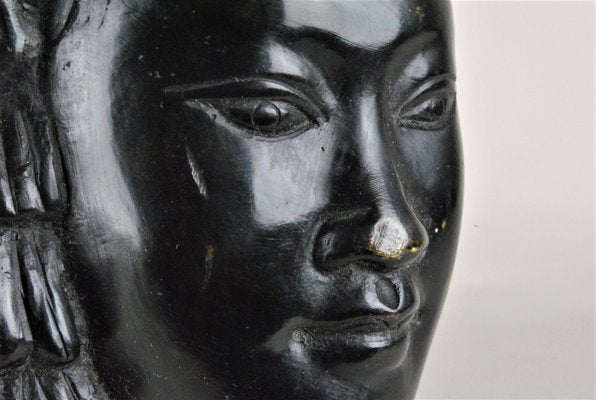 Hanoi School, Female Head, Bronze, 20th-Century-SYQ-960606