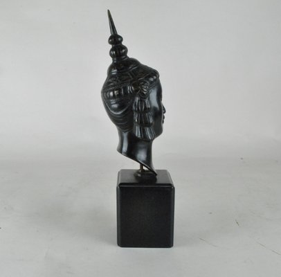 Hanoi School, Female Head, Bronze, 20th-Century-SYQ-960606