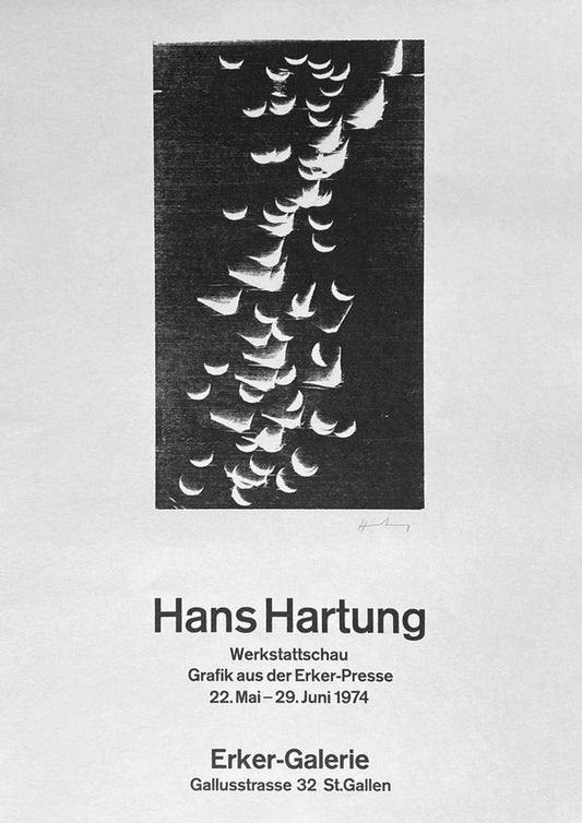 Hans Hartung, Expo 73, Ecker Galerie, 1974, Matte Poster Paper