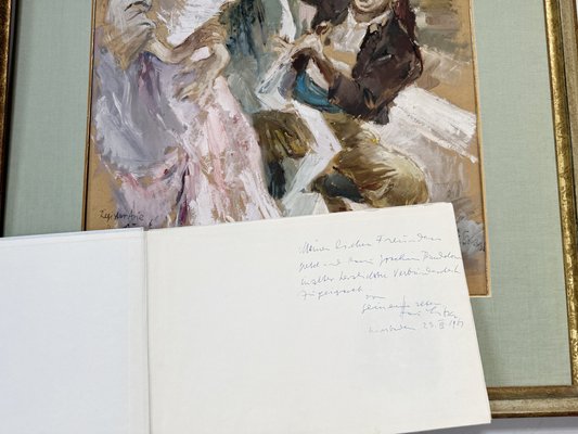 Hans Liska, Don Giovanni, Signed, Vienna, Salzburg, Gouache-QFT-2036171