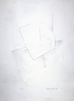 Hans Richter, Untitled, Original Embossing On Aluminium, 1970-ZCI-889811