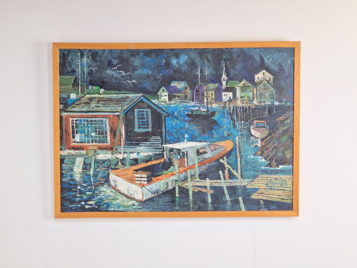 Harbor View, Acrylic on Canvas, 1969