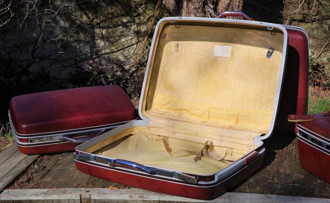 Hard Suitcases from Sansonite, 1970s, Set of 4-KNM-891392