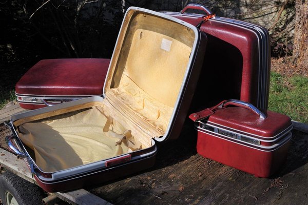 Hard Suitcases from Sansonite, 1970s, Set of 4-KNM-891392