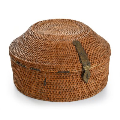 Hardware Braided Wooden Basket-NQ-968299