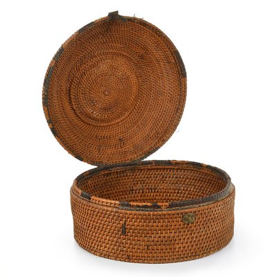 Hardware Braided Wooden Basket-NQ-968299