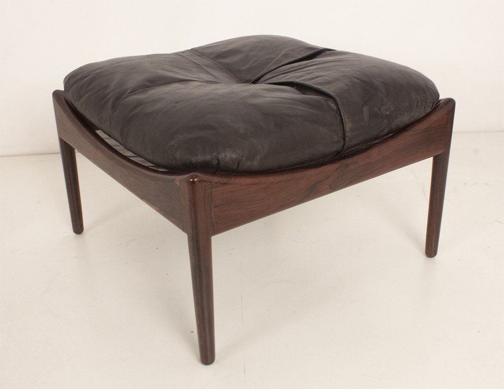 Hardwood Mode Ottoman by Kristian Vedel