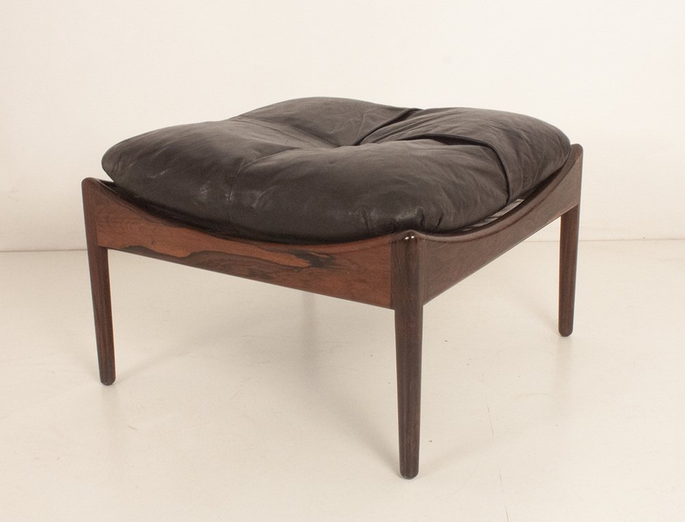 Hardwood Mode Ottoman by Kristian Vedel