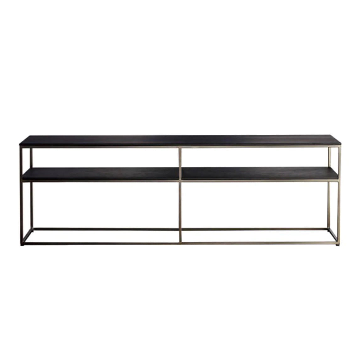 HARDY - Rectangular console table with shelving (Request Info)