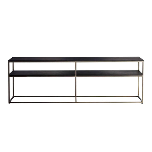 HARDY - Rectangular console table with shelving (Request Info)