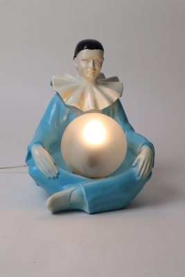 Harlequin Clown Lamp, Italy, 1960s-ESB-1396359