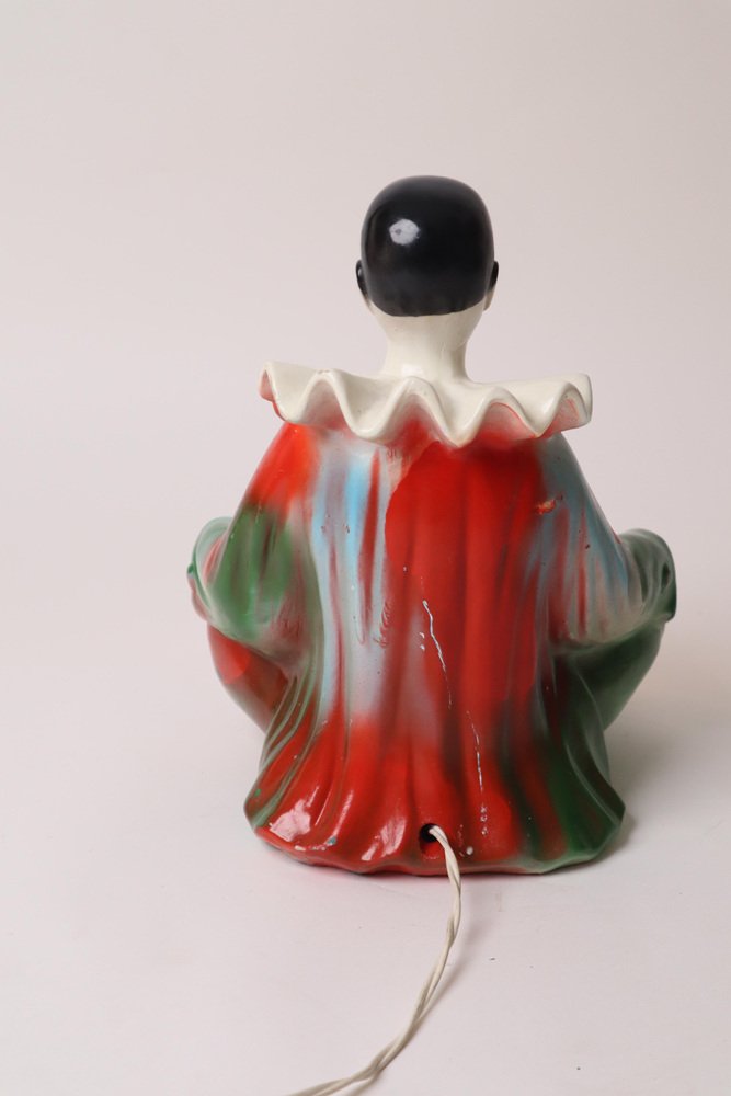 Harlequin Clown Lamp, Italy, 1960s