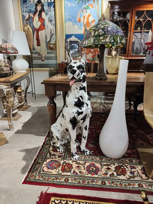 Harlequin Great Dane in Bassano Pottery-GKV-1336654