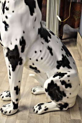 Harlequin Great Dane in Bassano Pottery-GKV-1336654