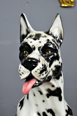 Harlequin Great Dane in Bassano Pottery-GKV-1336654