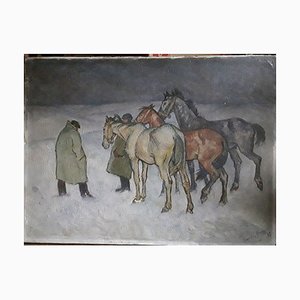 Harold Bengen, Horse Trading, 1929, Painting-HOI-821893